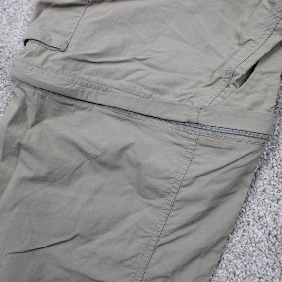 Columbia Silver Ridge Convertible Pants Mens 38x32 Beige Belted Cargo Omni-Shade - Picture 7 of 16